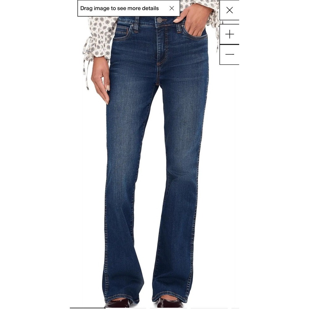 KUT from the Kloth Jeans Natalie Bootcut  Women's Size 14P Petite Dark Wash